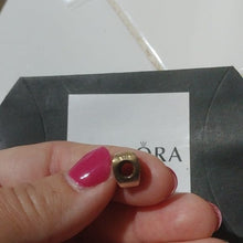 Load image into Gallery viewer, Pandora Sterling Silver Sweetheart Heart Charm with Salmon Zirconia - 791555czs