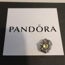 Load image into Gallery viewer, Pandora Sterling Silver August Birthday Blooms Bead with Peridot - 790580PE