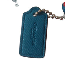Load image into Gallery viewer, Coach F52205 Darcy Leather Small Wristlet, SV/Teal