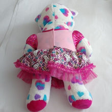 Load image into Gallery viewer, White 18&quot; Build-A-Bear + Hello Kitty 40th Anniversary Confetti Sprinkles Party Dress
