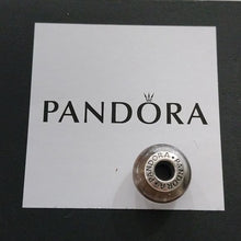 Load image into Gallery viewer, Pandora Retired Ster Silver Snow Leopard Animal Print Murano Glass Bead - 790943
