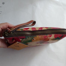 Load image into Gallery viewer, Patricia Nash P349398 Cassini Leather Spring Multi Floral Clutch Wristle…