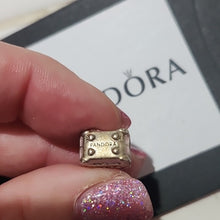 Load image into Gallery viewer, Pandora Sterling Silver Travel Suitcase Bag Charm with Pink Enamel - 798063EN124