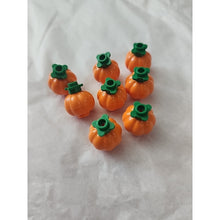 Load image into Gallery viewer, LEGO Accessories - Orange Pumpkins w/ Bright Green Stems (Package of 8) Spooky