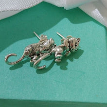 Load image into Gallery viewer, Sterling Silver Multiple Piece Kitten Cat Earrings