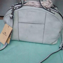 Load image into Gallery viewer, Patricia Nash White Wax Tool Fiora Satchel, Mint