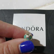 Load image into Gallery viewer, Pandora Retired Sterling Silver Love You Bead w/ Light Blue Enamel - 790543EN18