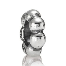 Load image into Gallery viewer, Pandora Retired Sterling Silver Big Bubble Spacers (set of 2) - 790155