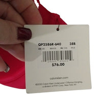 Load image into Gallery viewer, Calvin Klein 2 Pack Lightly Lined Demi Bras, Black Red, size 38B