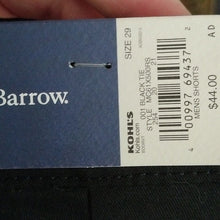 Load image into Gallery viewer, Croft & Barrow Ultimate Comfort Flex Waist Shorts, Black Tie, size 29