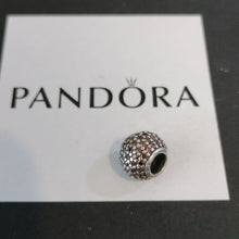 Load image into Gallery viewer, Pandora Retired Sterling Silver Pave Lights Charm with Red Zirconia - 791051CZR