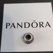 Load image into Gallery viewer, Pandora Retired Sterling Silver Pave Lights Charm with Red Zirconia - 791051CZR