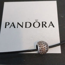 Load image into Gallery viewer, Pandora Retired Sterling Silver Pave Lights Charm with Red Zirconia - 791051CZR