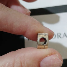 Load image into Gallery viewer, Pandora Ster Silver Wedding Anniversary Celebration Charm w/ Clear CZs -791977cz