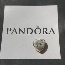 Load image into Gallery viewer, Pandora Retired Sterling Silver Heart of Freedom Charm with Engraving - 791967