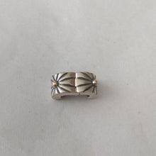 Load image into Gallery viewer, Retired Sterling Silver with 14K Gold Sunburst Clip Charm 790216