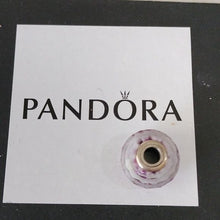 Load image into Gallery viewer, Pandora Shoreline Sea Glass Faceted Sterling Silver Murano Charm 791608