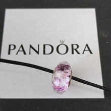 Load image into Gallery viewer, Pandora Shoreline Sea Glass Faceted Sterling Silver Murano Charm 791608