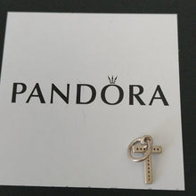 Load image into Gallery viewer, Pandora Sterling Silver Sparkling Letter T Dangle Charm- 791332CZ
