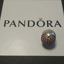 Load image into Gallery viewer, Pandora Pink Pave Love of My Life Heart Clip Charm 791053czs
