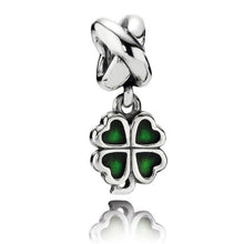Load image into Gallery viewer, Pandora 4 Four Leaf Clover Dangle Charm 925 ALE 790572