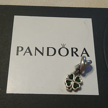 Load image into Gallery viewer, Pandora 4 Four Leaf Clover Dangle Charm 925 ALE 790572