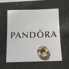 Load image into Gallery viewer, Pandora Retired Sterling Silver with Blue Zirconia Oval Lights Bead - 790311CZB