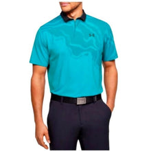 Load image into Gallery viewer, Men's Under Armour Iso-Chill Shadow Polo, Escape/Black, Size Small