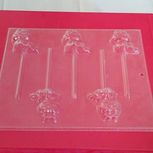 Load image into Gallery viewer, Shrek, TMNT, Snoopy, Garfield, Beauty & the Beast + Chocolate Lollipop Molds, 6