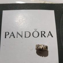 Load image into Gallery viewer, Pandora Sterling Silver Mother's Pride Mom Spacer w/ Clear Zirconia 791520cz