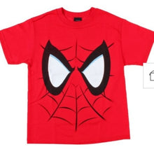 Load image into Gallery viewer, Boys Mad Engine Marvel Spiderman Mask Red T-shirt, Large 10/12