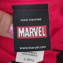 Load image into Gallery viewer, Boys Mad Engine Marvel Spiderman Mask Red T-shirt, Large 10/12