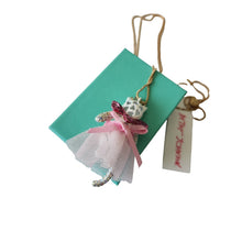 Load image into Gallery viewer, Betsey Johnson Cat Ballerina Pendant Necklace Fairy NEW NWT