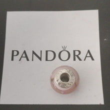 Load image into Gallery viewer, Pandora Retired Pink Murano Glass Polka Dot Bead - 790618