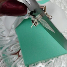 Load image into Gallery viewer, Sterling Silver & Kingman Green Turquoise Citrine Pendant Earrings Set