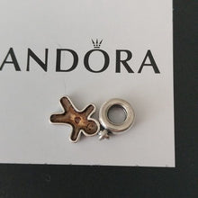 Load image into Gallery viewer, Pandora Retired Sterling Silver Gingerbread Man Dangle Christmas Bead 790997EN29