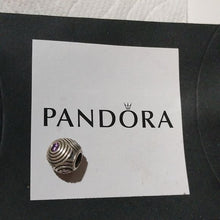 Load image into Gallery viewer, Pandora Retired Sterling Silver Hypnotic Bead with Amethyst Zirconia - 790432ACZ