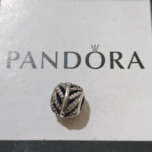 Load image into Gallery viewer, Pandora Sterling Silver Light as Feather Bead 791186cz