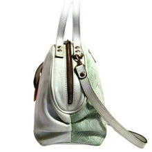 Load image into Gallery viewer, Patricia Nash White Wax Tool Fiora Satchel, Mint