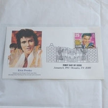 Load image into Gallery viewer, Postal Stamps "Elvis Presley" First Day of Issue, Set of 6 + Framed Print 1993