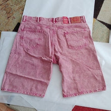Load image into Gallery viewer, Levi's Men's 569 Loose Straight Denim Jeans Shorts, Ruby Red, Size 42