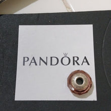 Load image into Gallery viewer, Pandora Retired Ster Silver Blush Pink Fascinating Murano Glass Charm 791729nbp
