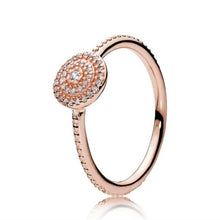 Load image into Gallery viewer, Pandora Rose™ Radiant Elegance Ring with Clear Zirconia - 180986CZ, Size 9