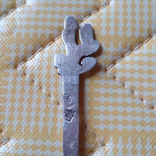 Load image into Gallery viewer, Set of 3 Vintage Mexico Sterling Silver Collectible Spoons, Green Stones