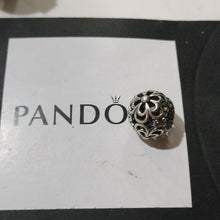 Load image into Gallery viewer, Pandora Retired Sterling Silver Picking Daises Openwork Charm - 790965