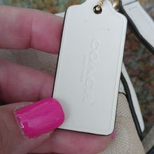 Load image into Gallery viewer, Coach F29960 Signature Jacquard File Crossbody Bag, Purse, Chalk