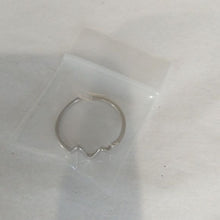 Load image into Gallery viewer, Sterling Silver Heartbeat Ring, Size 5
