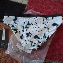 Load image into Gallery viewer, Calia by Carrie Underwood Banded Printed Bikini Bottoms, Oceanic Camo, Size XS