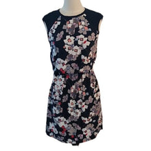 Load image into Gallery viewer, Banana Republic XS Blue Floral Abstract Dress, Multicolor, Size XS