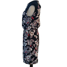 Load image into Gallery viewer, Banana Republic XS Blue Floral Abstract Dress, Multicolor, Size XS